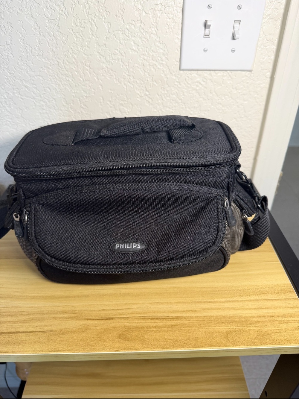 Philips Black Photography Camera Equipment Bag Case 90’s Excellent Condition